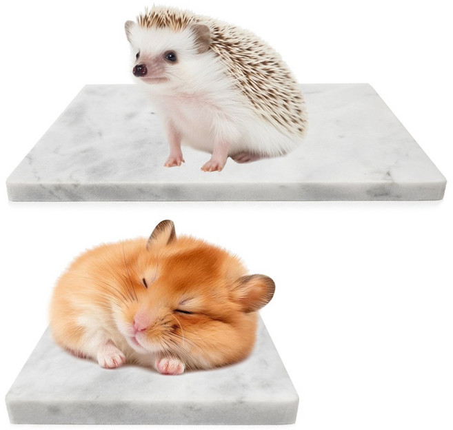 천연대리석 쿨매트 대형. 햄스터 고슴도치용, 1개