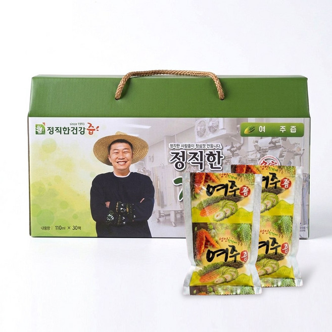 정직한건강즙 국내산 100% 진한 정직한여주즙, 60개, 110ml