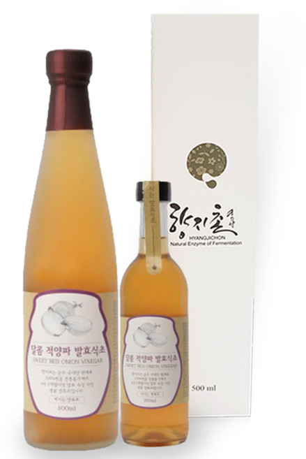 향지촌 달콤 적양파 발효식초 500ml, 1개