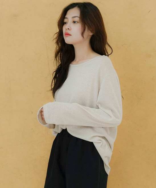 [라티젠] MTOF2 KNIT L SLEEVE TEE(BEIGE), FREE