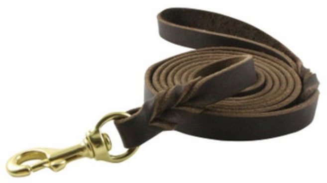대형견리드줄 중형견 가죽리드줄 애견산책줄 2M, 1.2cm, 1개