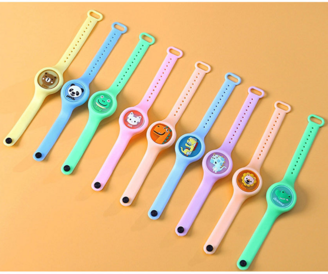 MD 모기 퇴치 LED 팔찌 썸머밴드 어린이집 단체 선물 놀이터 야외 캠핑 모기 기피제, 썸머밴드A-토끼, 1개