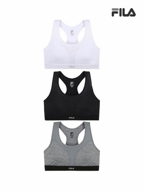 휠라 언더웨어 액티브 펀칭 라이트 서포트 브라탑 3종 택1 FI4ITF1041FPWP 3SKU