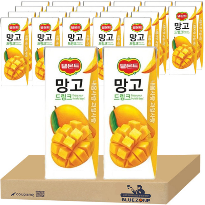델몬트 드링크 망고, 190ml, 24개