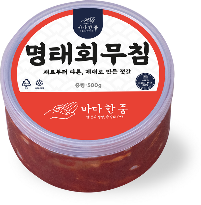 바다한줌 속초 명태회무침 명태초무침, 1개, 500g