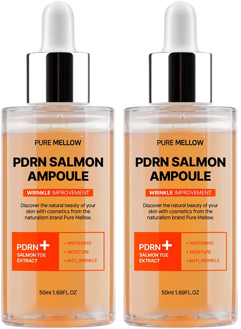 퓨어멜로우 PDRN 연어 앰플, 50ml, 2개