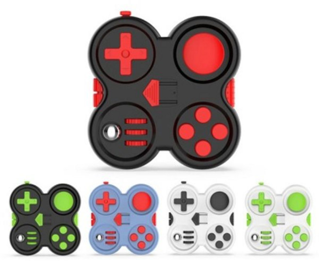 더블 피젯 패드 조이스틱 스피너 큐브 팝잇 틱톡 토이, 화이트블랙 sc231