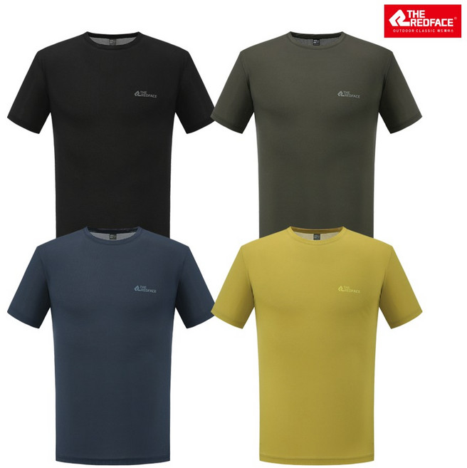 [레드페이스 본사] 남성 뉴에어라운드하프티셔츠 REWMTSM23610