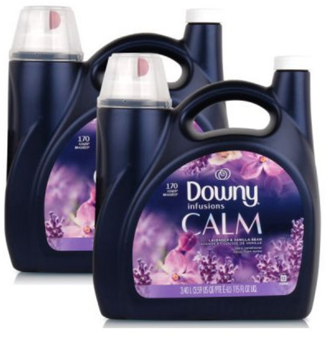 울트라 다우니 섬유유연제 인퓨전 캄 3.4L 2개