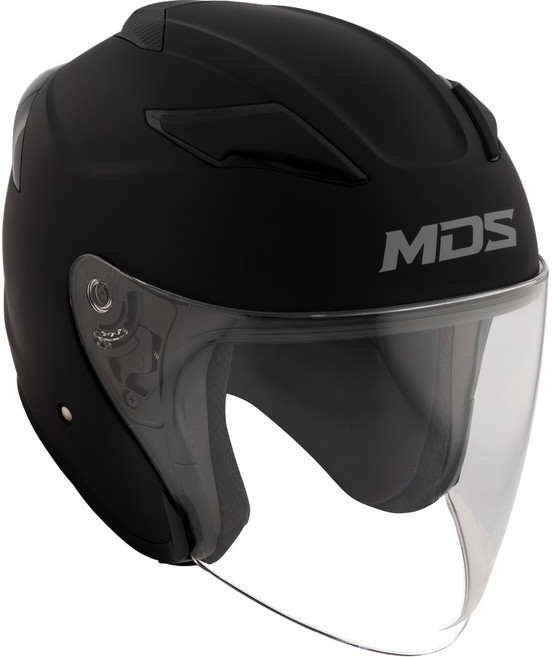 프로라이더스 MDS 볼투스 솔리드 매트블랙 무광 초경량 오토바이 헬멧 오픈페이스