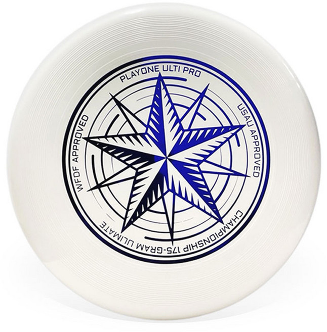 플레이원 얼티미트 경기용 플라잉디스크 국제 공인 원반던지기 부메랑, 1개, 단일