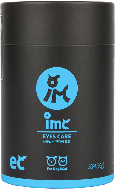 CMG제약 IMC 강아지 고양이 눈건강 영양제 사료에 뿌려주는 영양제, 30회분, 눈물개선/눈건강, 1개