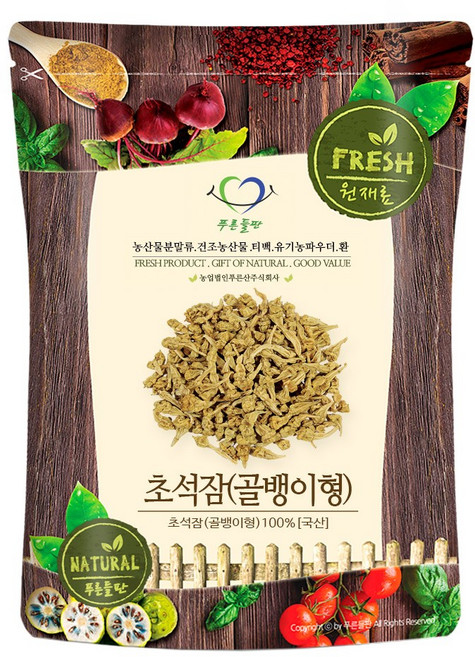푸른들판 국산 건조 초석잠 차, 1개, 100g