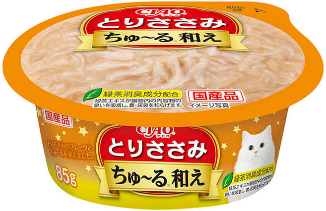 [오늘까까] 이나바 챠오 츄르 컵, 닭가슴살, 85g, 4개