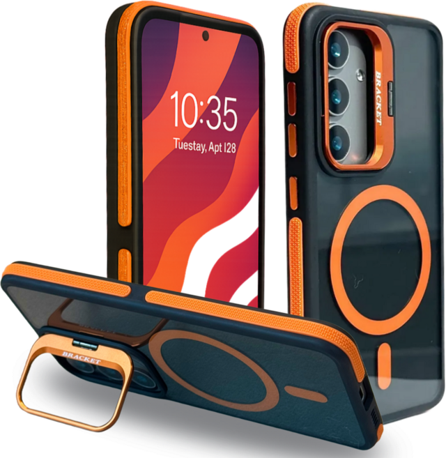 폰디 갤럭시 2배자력 맥세이프 반투명 케이스 거치대형