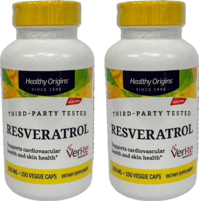 헬시오리진스 액티브 트랜스 레스베라트롤 300mg 브이캡, 2개, 150정