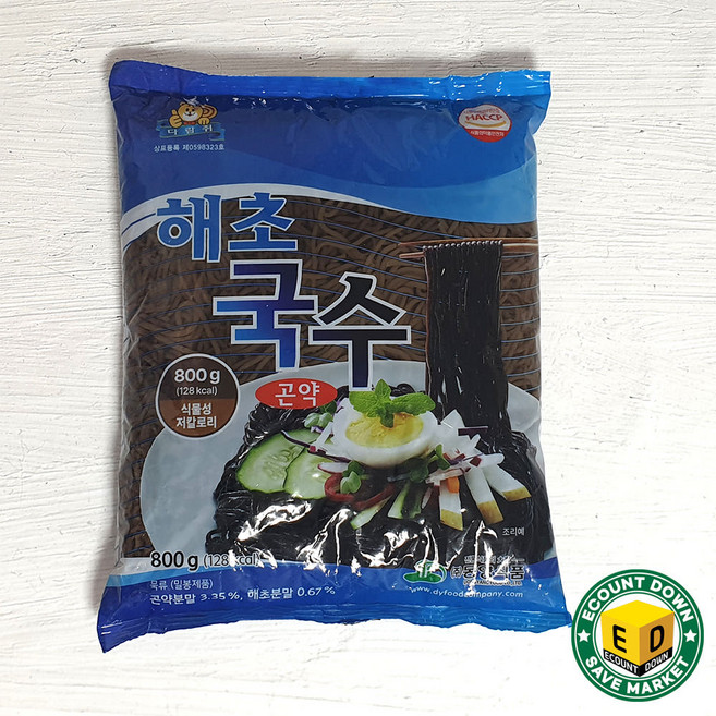다람쥐표 해초 국수 곤약, 800g, 3개