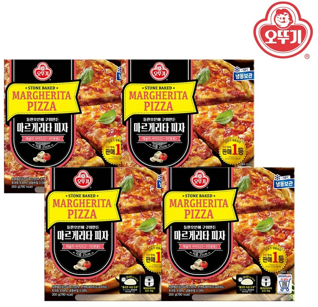 [오뚜기] 마르게리타 피자 300g x 4개