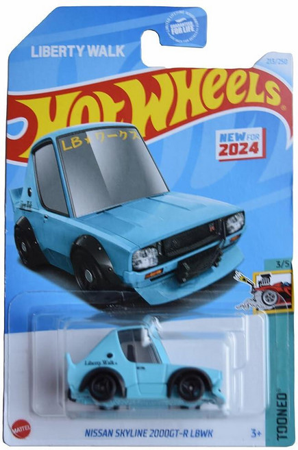 Hot Wheels 닛산 스카이라인 2000GT R LBWK 툰드 3/5 [블루] 213/250, Hot Wheels 닛산 스카이라인 2000GT R L
