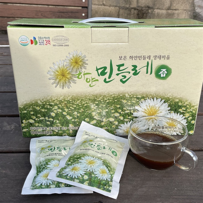 뿌리까지 통째로 달인 토종 하얀민들레엑기스 하얀민들레즙, 60포, 2박스, 100ml