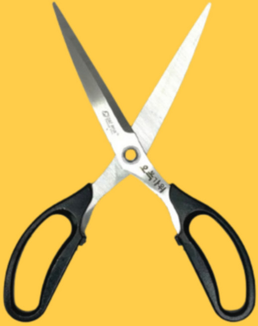 국산 오복가위 e편한가위 고깃집 업소용 식당 가위, 1개