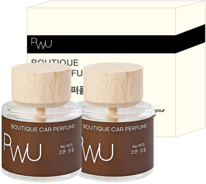 부티크 카 퍼퓸 차량용 디퓨저 논슬립패드 포함, No.1614 샤인머스켓, 2개