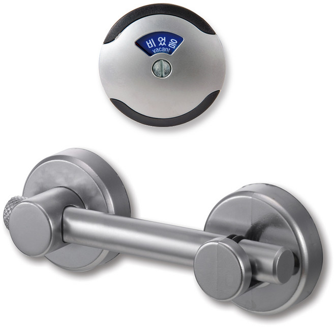 휴타임 화장실 사용중 표시창 막대잠금쇠 NN-201(문두께20mm), 1개