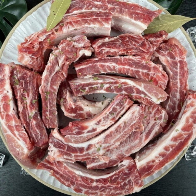 한돈 국내산 등갈비 1kg 돼지등갈비 쪽갈비 바베큐폭립, 1개