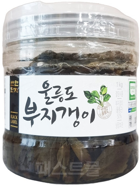 반찬단지 울릉도 부지갱이, 1개, 1kg
