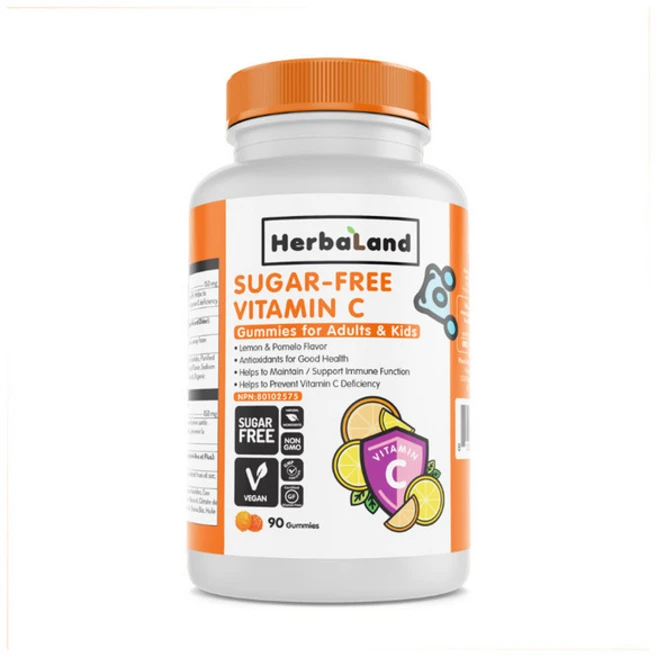 허벌랜드 슈가프리 비타민C 90구미젤리, 1개, 90정 - 쿠팡