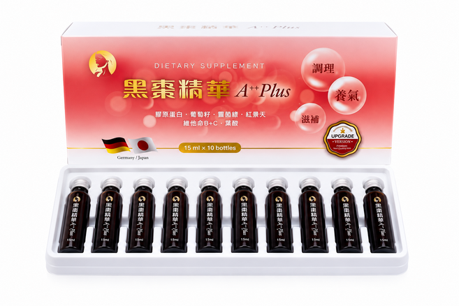 黑棗精華 A++Plus 調理養氣, 10 bottles, 15ml