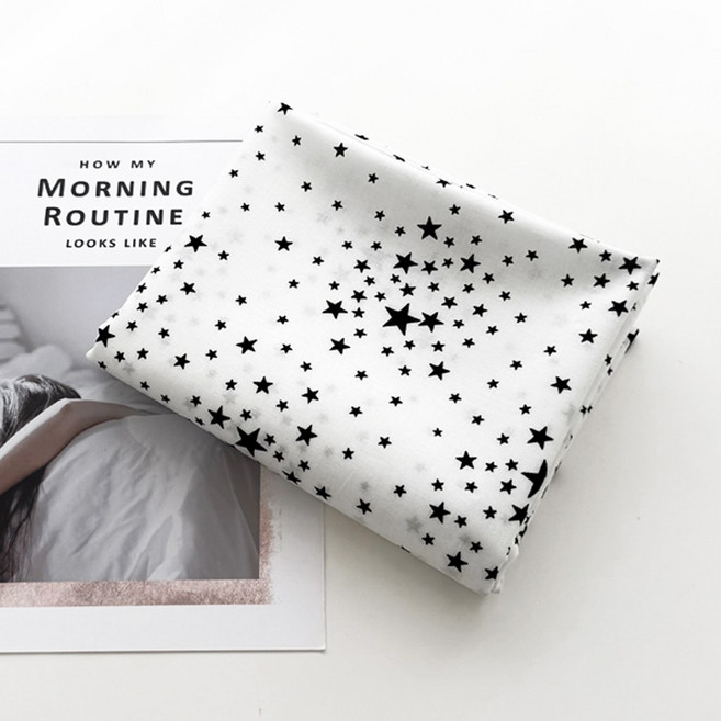 원단싸 면원단 면20수 북유럽풍 블랙 스타, 1개