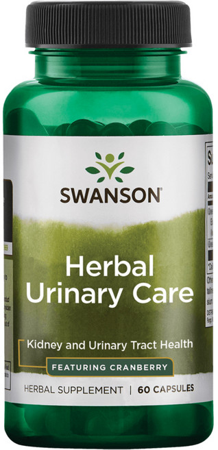 스완슨 풀 스펙트럼 허벌 유리너리 케어 캡슐, 60정, 1개