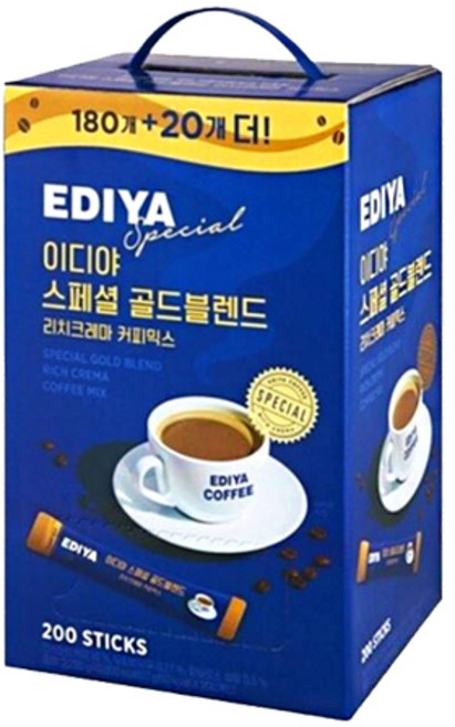 이디야 스페셜 골드블렌드 커피믹스, 11g, 200개입, 1개