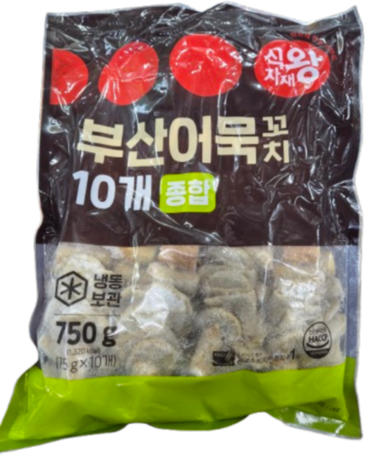 식자재왕 부산어묵꼬치 종합, 5개, 750g