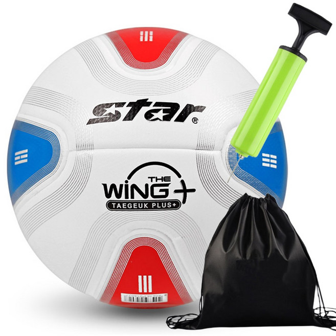스타 족구공 더 윙 태극 플러스 8판넬 투센 볼펌프 볼가방, JB435, 1개