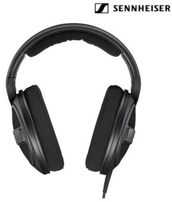젠하이저 밀폐형 오버이어 헤드폰, Black, HD 569