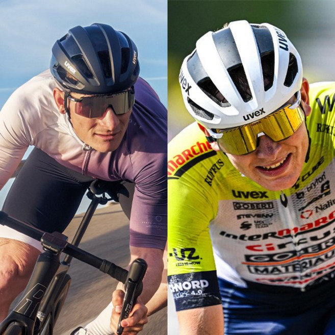 우벡스 페이스 스테이지 sCV CVB V 자전거 고글, CV 매트블랙 시리어스실버 미러