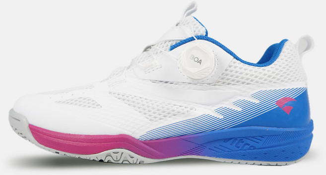 비트로 남녀공용 탁구화 오로라 보아 (WHITE&ROYAL BLUE) 보아 핏 시스템