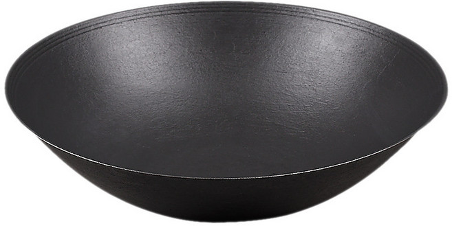 깊은 무쇠 캠핑 솥뚜껑 중식 요리 웍 그리들 주물팬 튀김 전골, 40cm