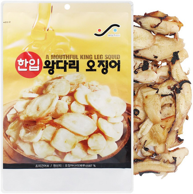 한입 왕다리 오징어 [45g], 1개