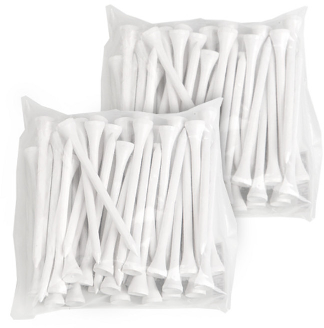 E.T.Shop 나무 골프티 화이트 (롱티 200pcs) / 골프용품 골프연습 필드용품 스윙연습 비거리향상