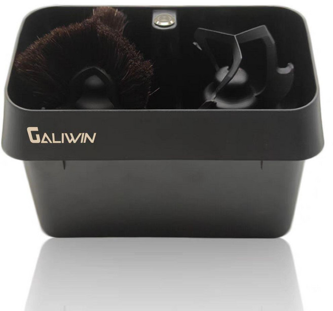 자동 넉박스 업소용 브러시 탬핑기 스테인리스, 1개, 본체 헤드 내장형 (보호 커버 포함)