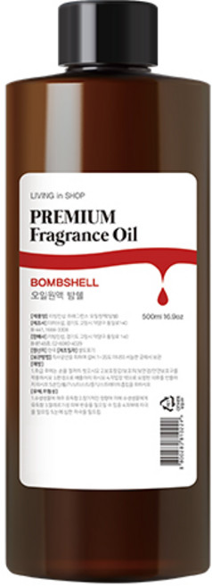 리빙인샵 LIVINGinSHOP 프래그런스 오일 원액, 1개, 500ml, 밤쉘