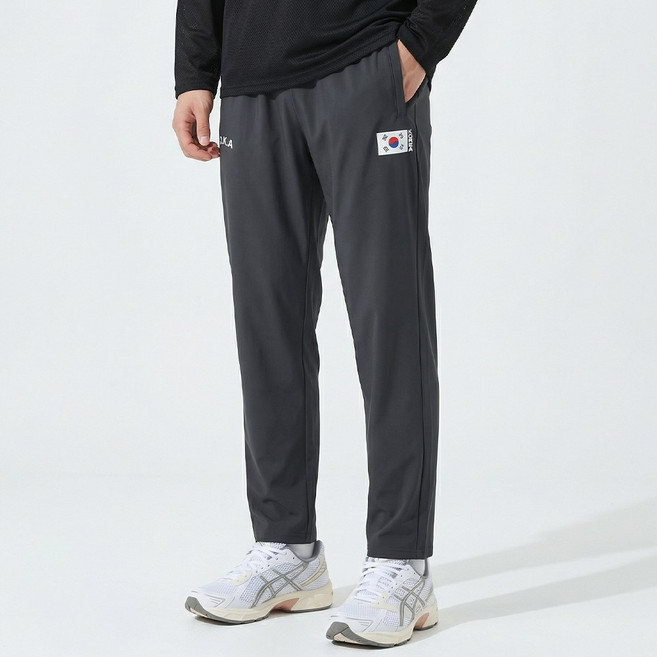 아소트 남성 로카 기능성 스판 긴바지 코리아 아미 ROKA 스포츠웨어 쿨링 트레이닝바지