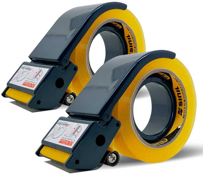 excell 신일 플라스틱 테이프 디스펜서 HET-267, 청색, 2개