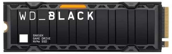 (Western Digital) Black SN850X M.2 NVMe 2280 (2TB) Heatsink (방열판), 2TB