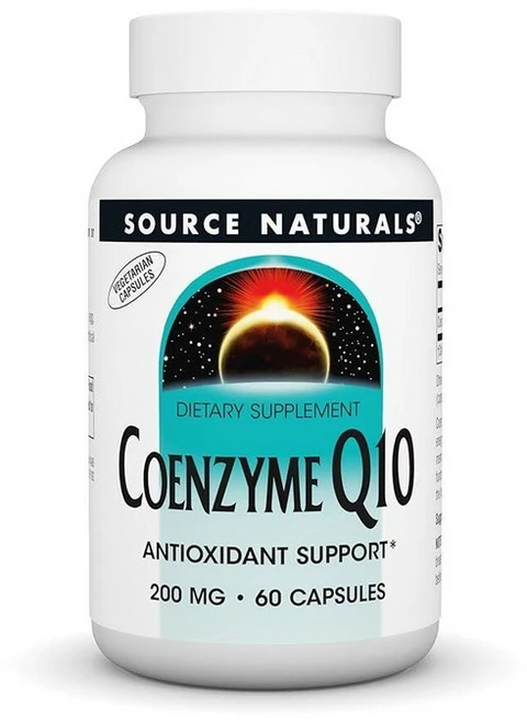 Source Naturals 코엔자임 Q10 에너지 생산을 위한 항산화 지원* 심장 기능 지원 보호 및 건강한 잇몸 200mg - 채식주의자 캡슐 30개 342919, 60 Count (Pack of 1), 1개, 60정 - 쿠팡