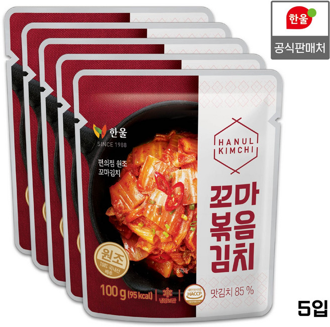 한울 꼬마 볶음김치 100g, 5개