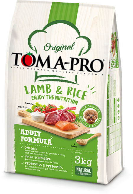 TOMA-PRO 狗狗飼料 羊肉+米 成犬配方 小顆粒, 3kg, 1個, 羊肉+米 小顆粒